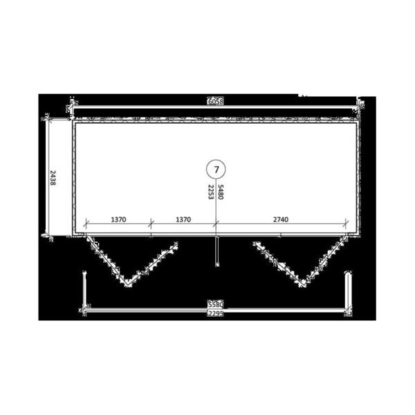 Container 20 Pieds Open Side
