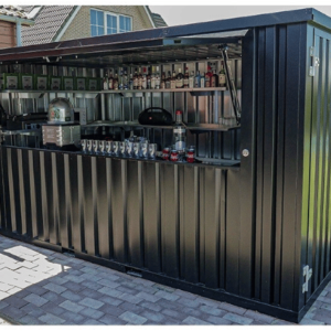 Conteneur Bar Demontable 3×2 Metres, 10 Pieds
